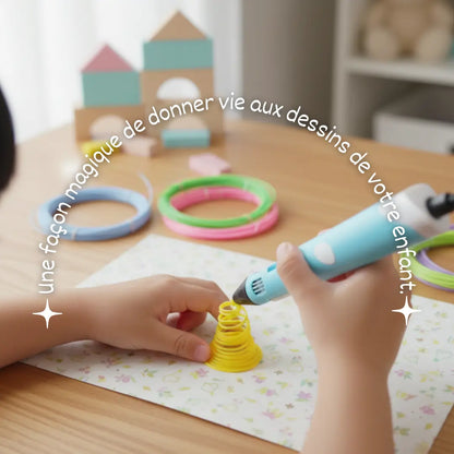 Stylo 3D – Donnez Vie aux Dessins de Votre Enfant