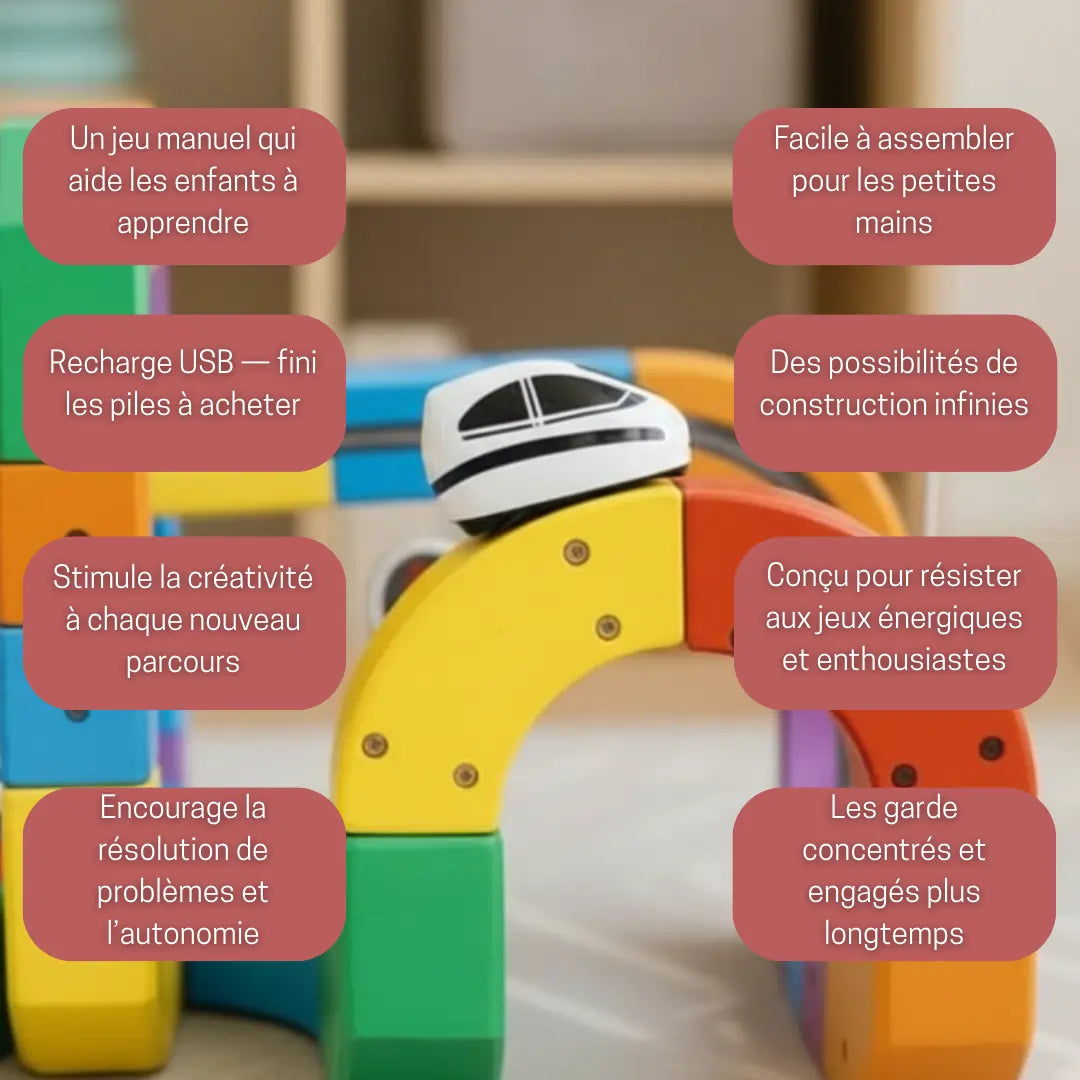 Cubes Éducatifs – Parcours de Train 3D