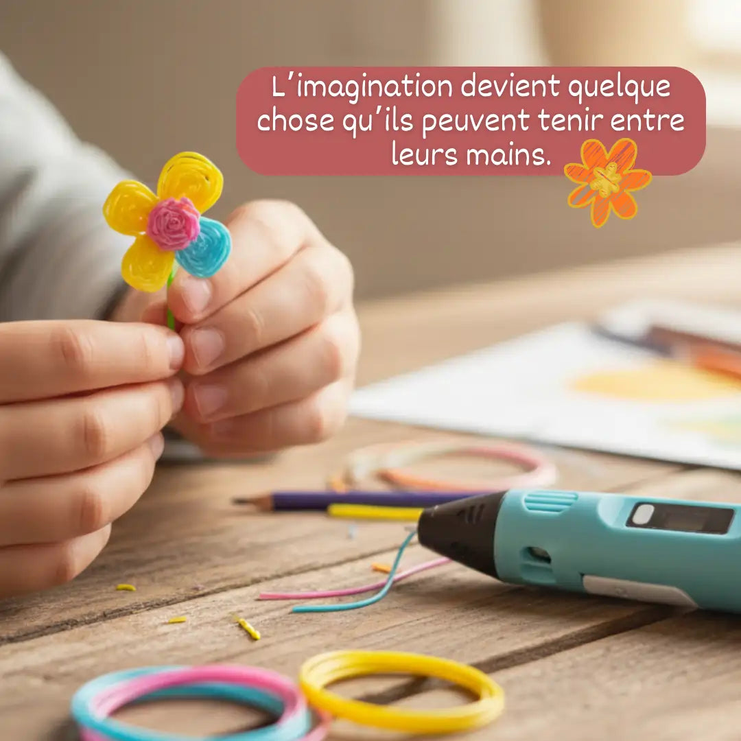 Stylo 3D – Donnez Vie aux Dessins de Votre Enfant