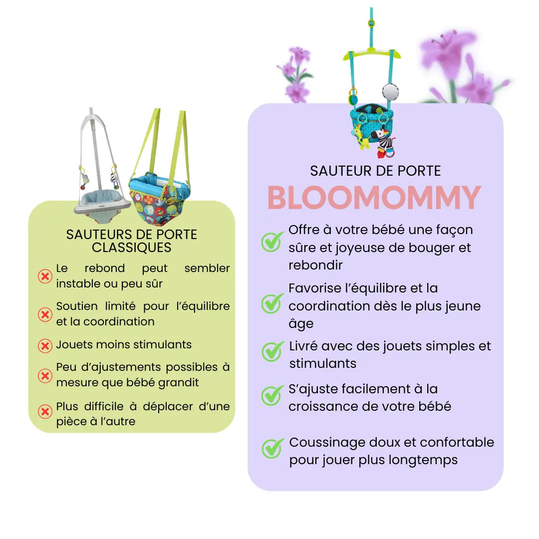 Sauteur de Porte Deluxe avec Jouets Amovibles