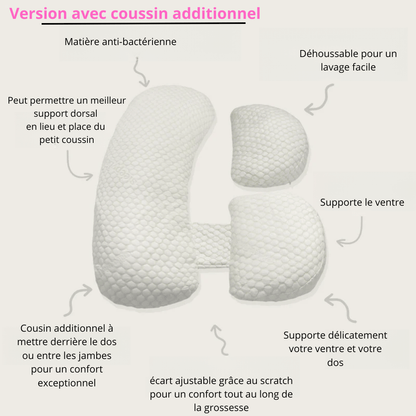 Coussin de grossesse ergonomique Bloom'Confort